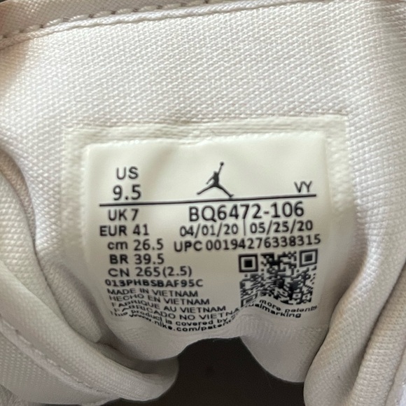 Air Jordan 1 Mid 'White University Red' - Picture 3 of 4